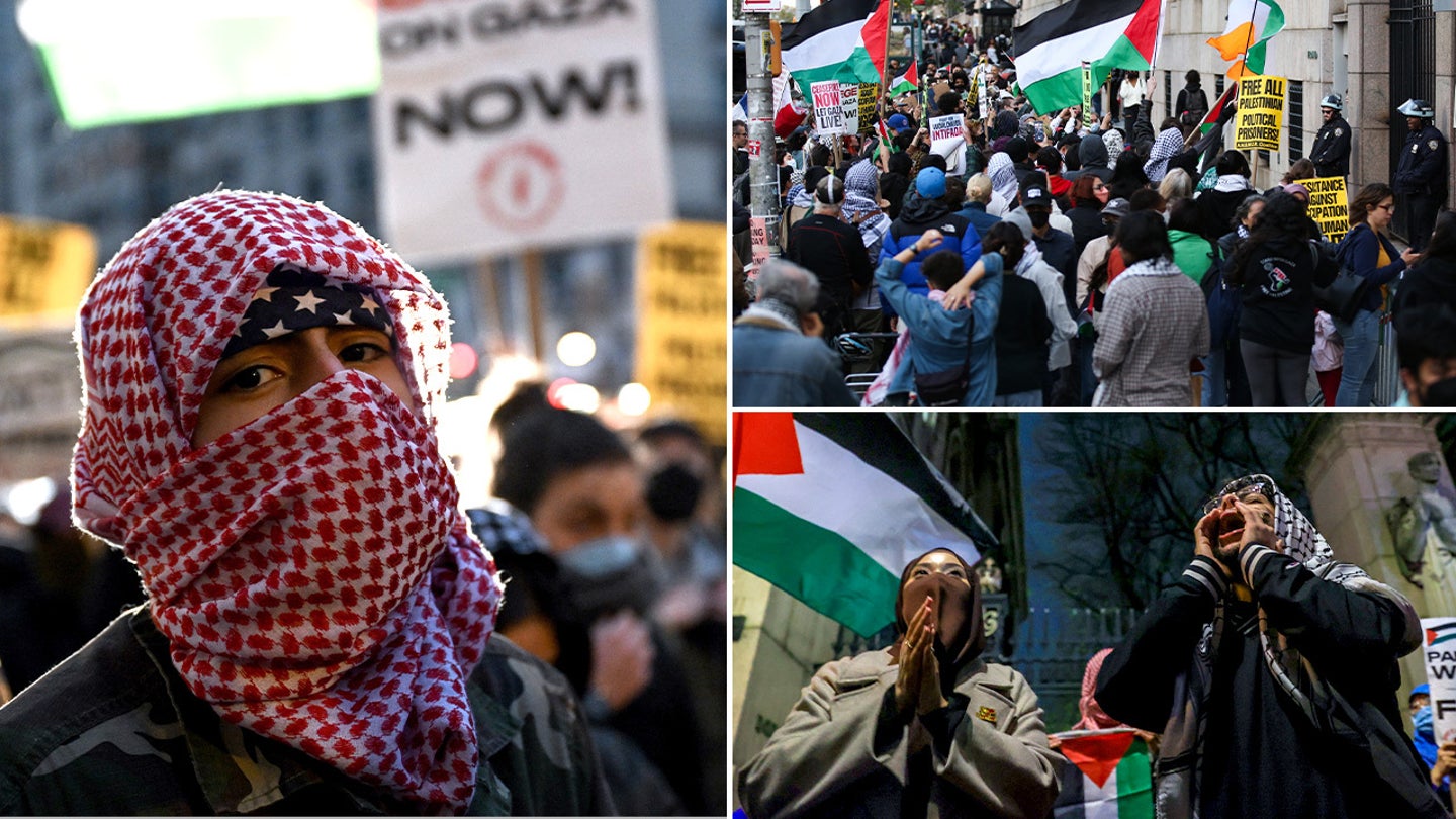 anti israel columbia protests