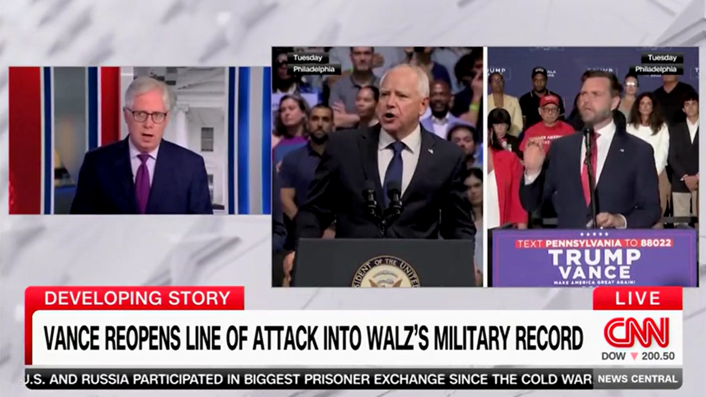 CNN Debunks Walz's Claims of Carrying Weapons in Combat