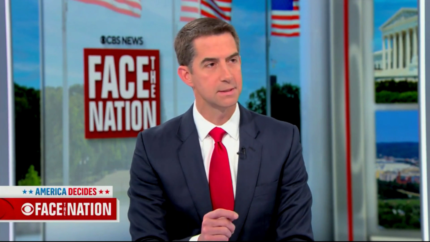 Cotton Blasts Harris Over School Shootings, Citing Past Defund the Police Comments