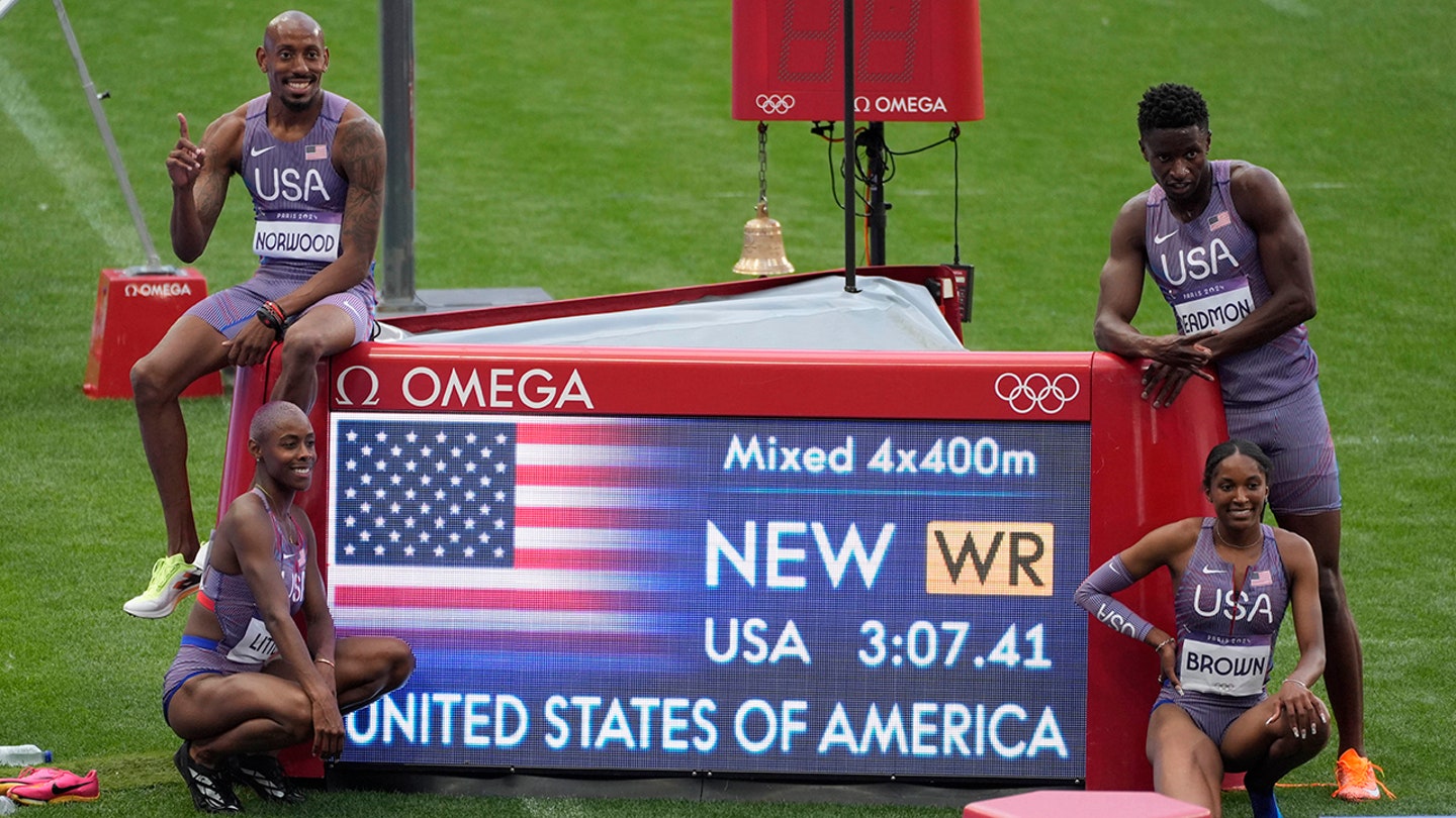 Historic Night in Paris: U.S. Mixed 4x400m Relay Team Shatters World Record