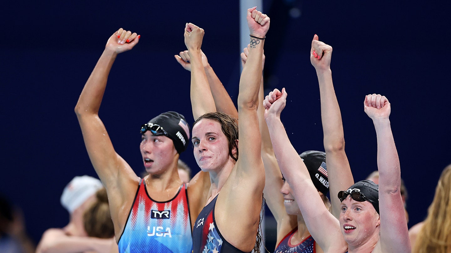 American Women Dominate Olympic Swimming, Set World Record in Final Event