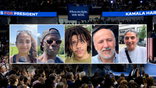 thumbnail, collage of four people with background of a crowd