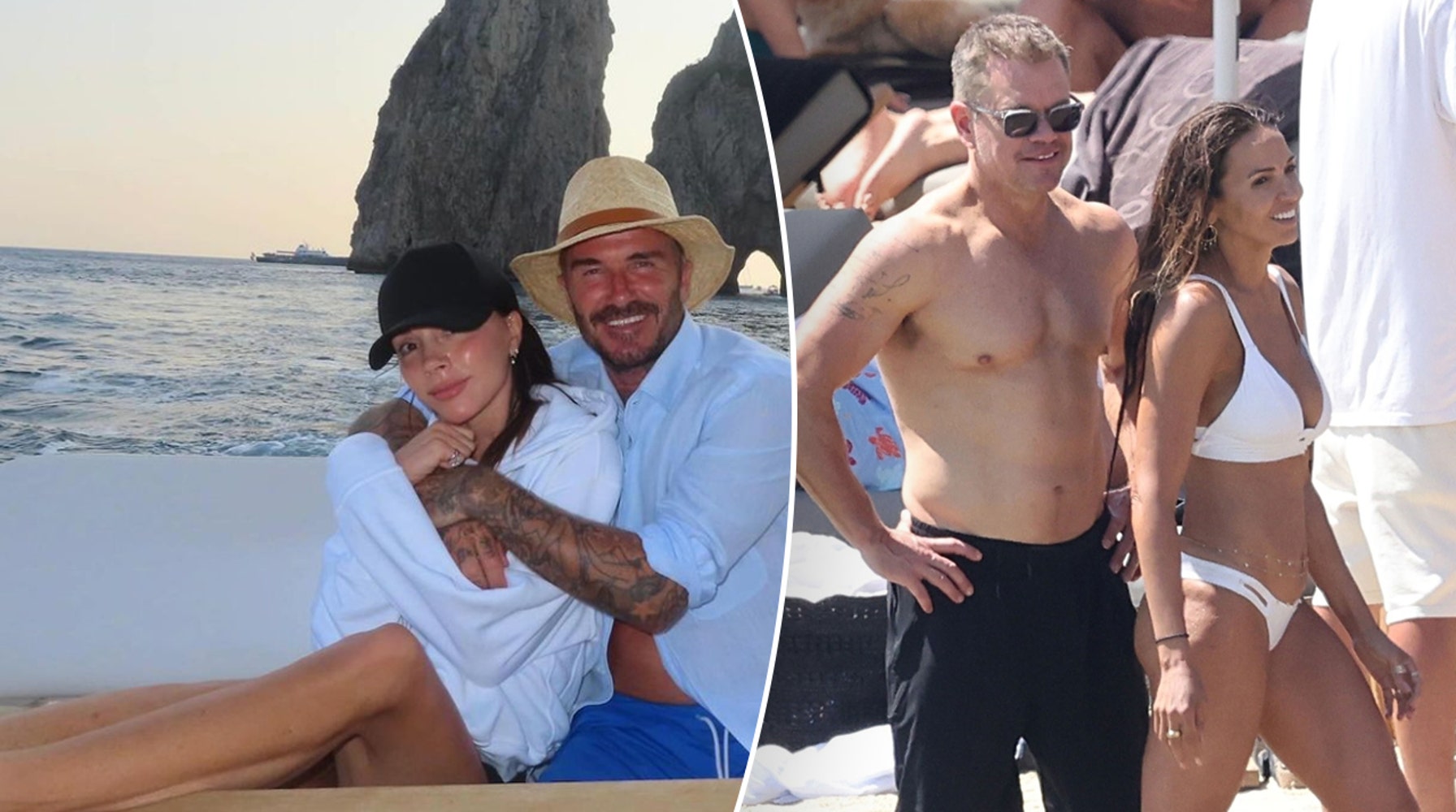 Summertime Splendor: Beckham, Damon, Efron, and Bloom Showcase Toned Bodies on Vacation