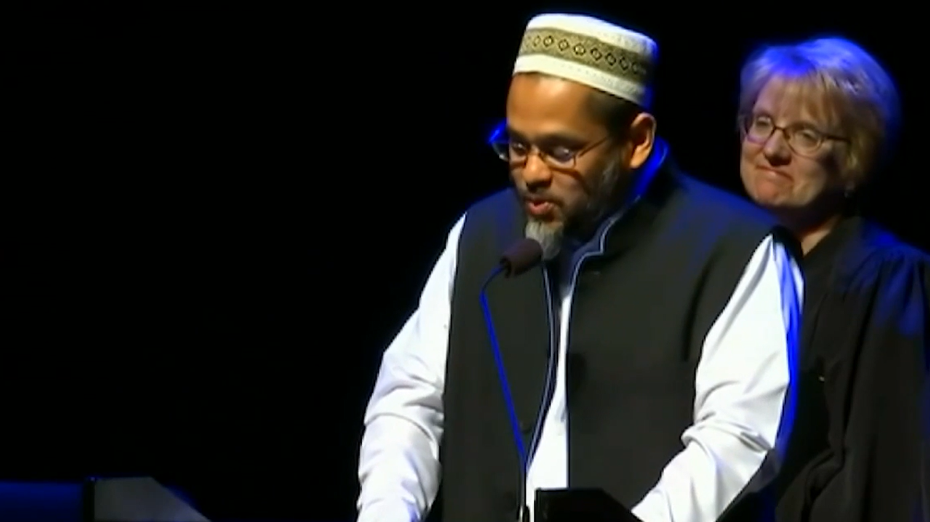 Muslim cleric who praised Adolf Hitler, Hamas spoke at Harris running ...