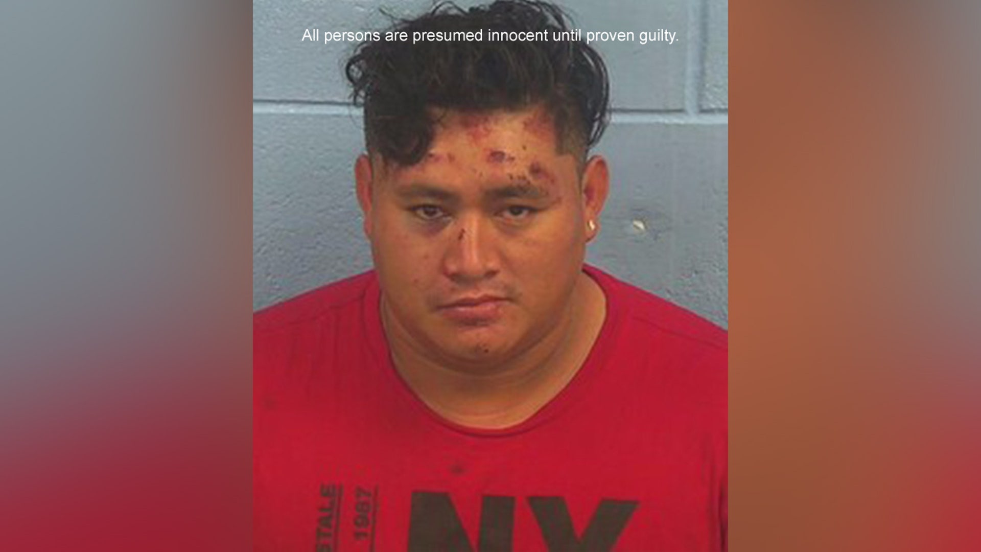 A mugshot of Mario Santiago