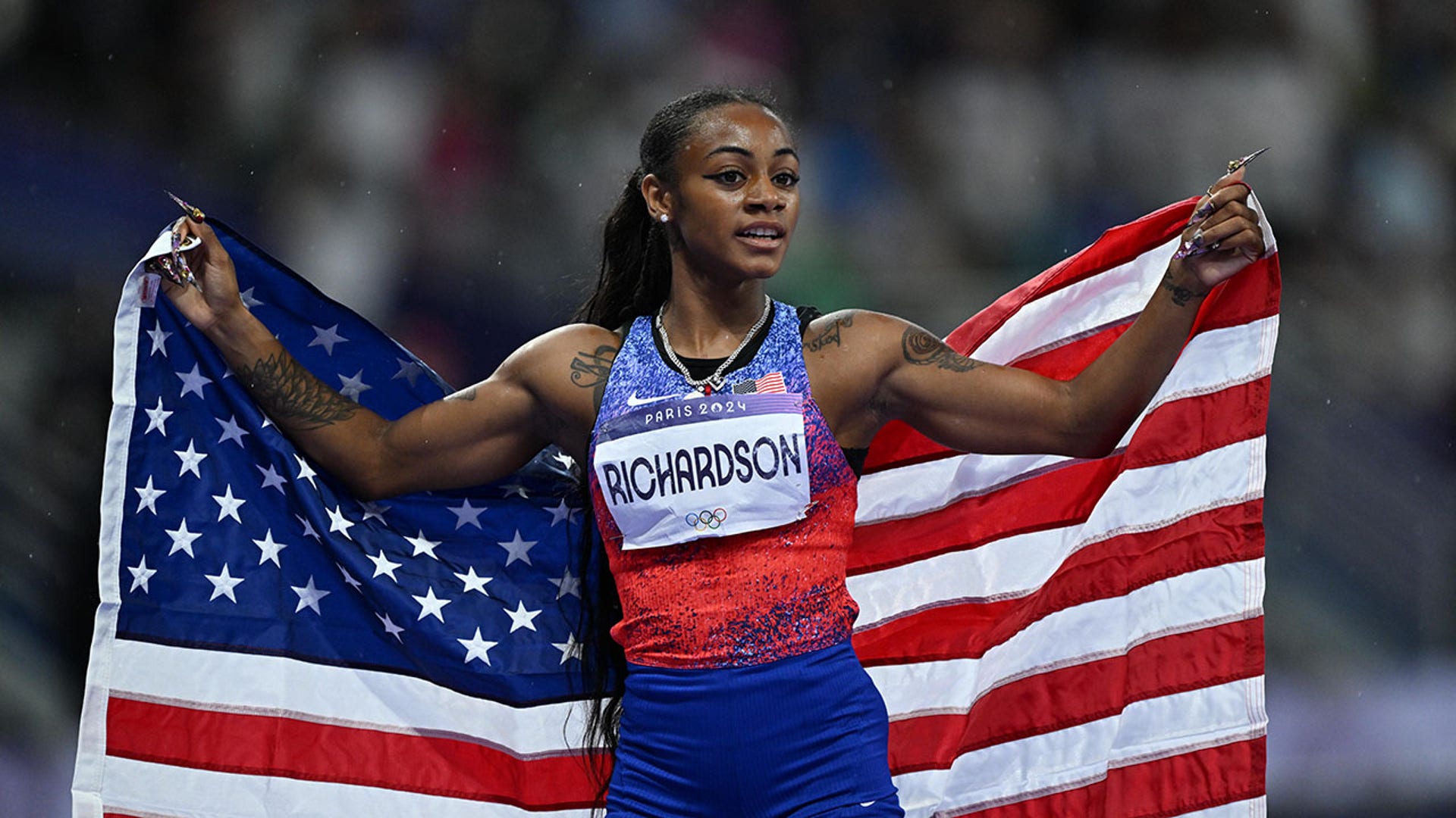 Sha'carri Richardson reacts