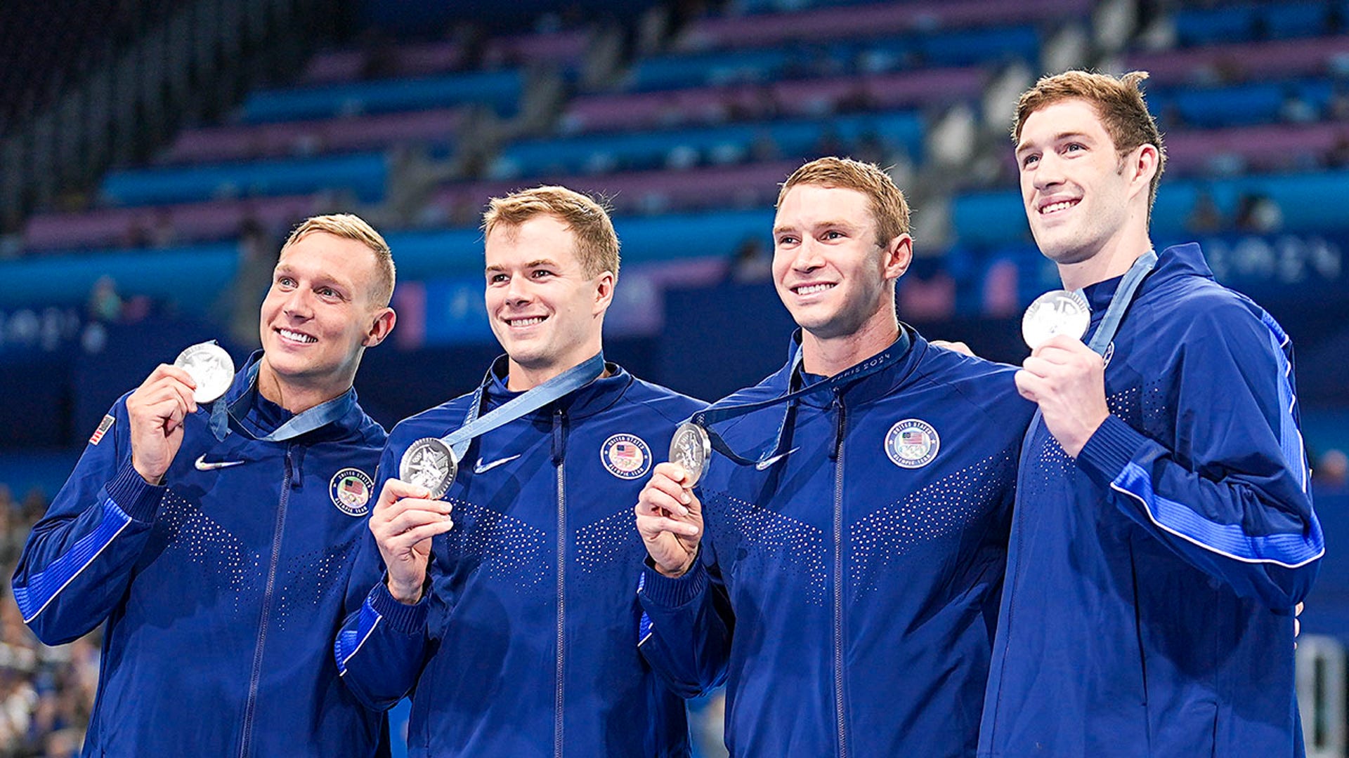 US men's swimmers