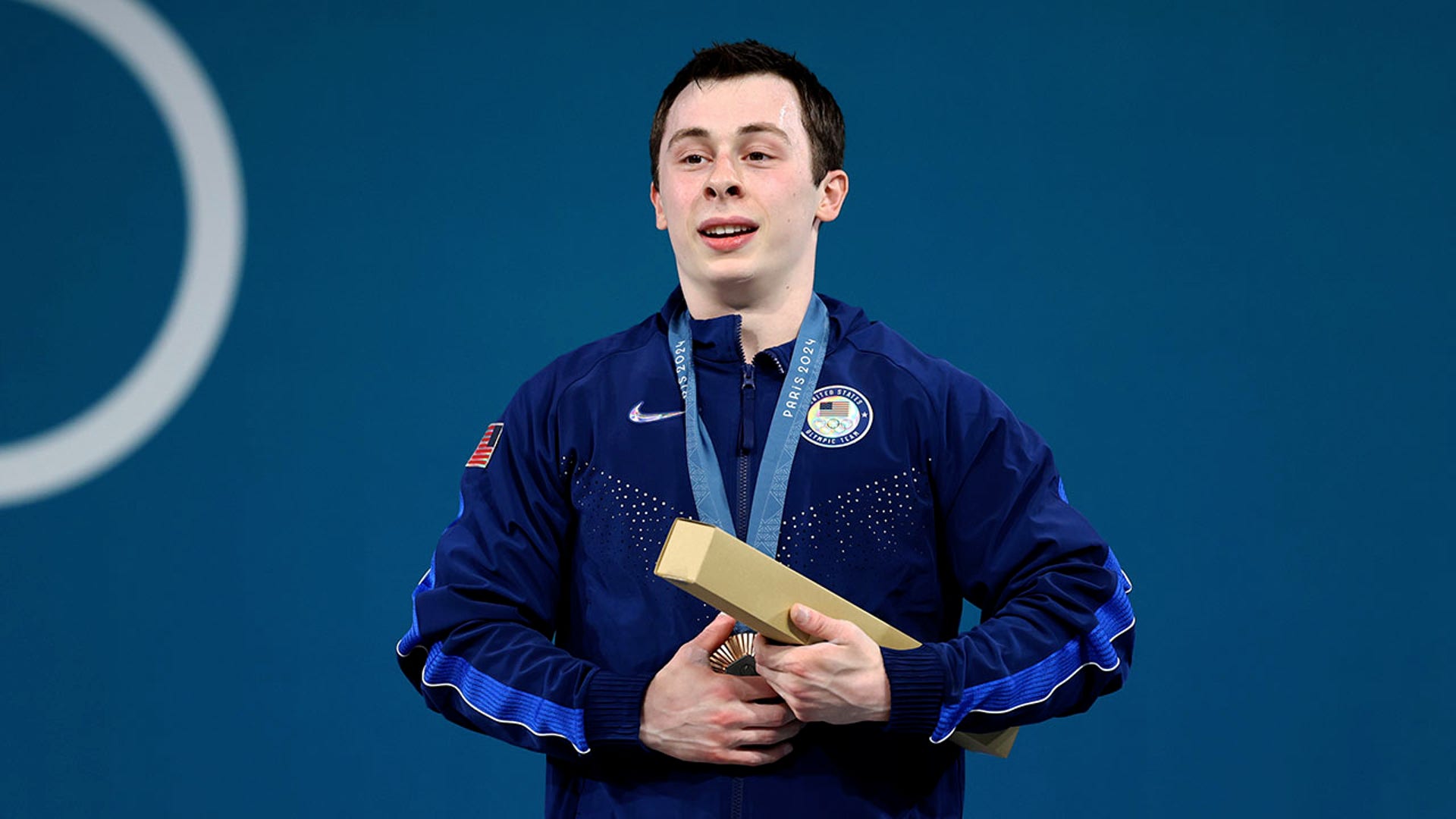 Hampton Morris celebrates