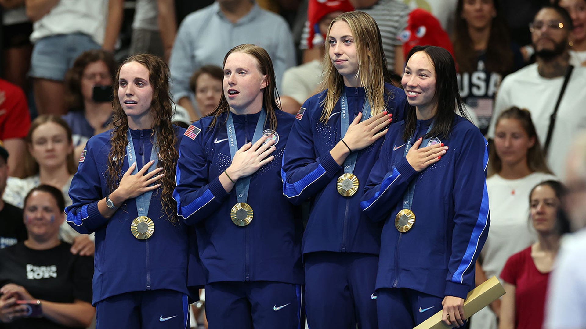 Americans celebrates a gold