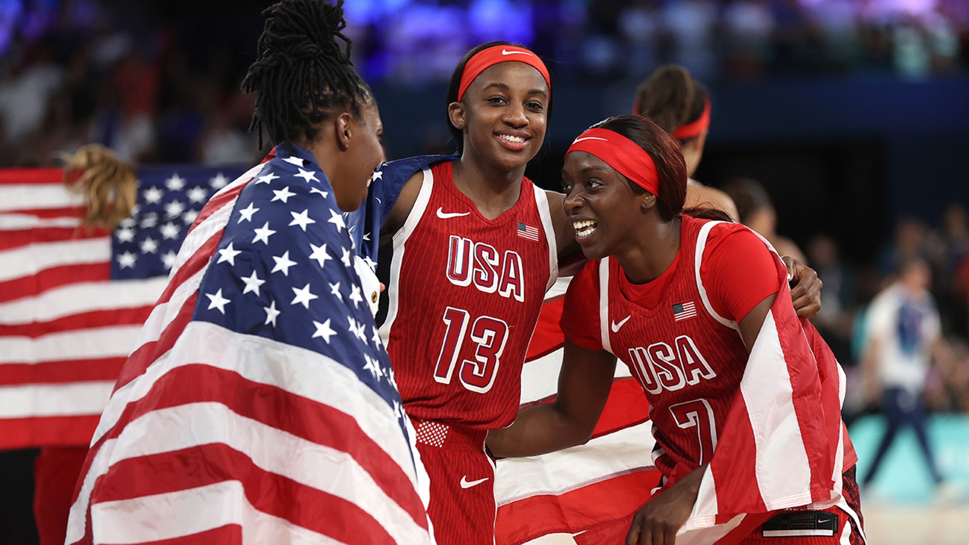 Americans celebrate WBB