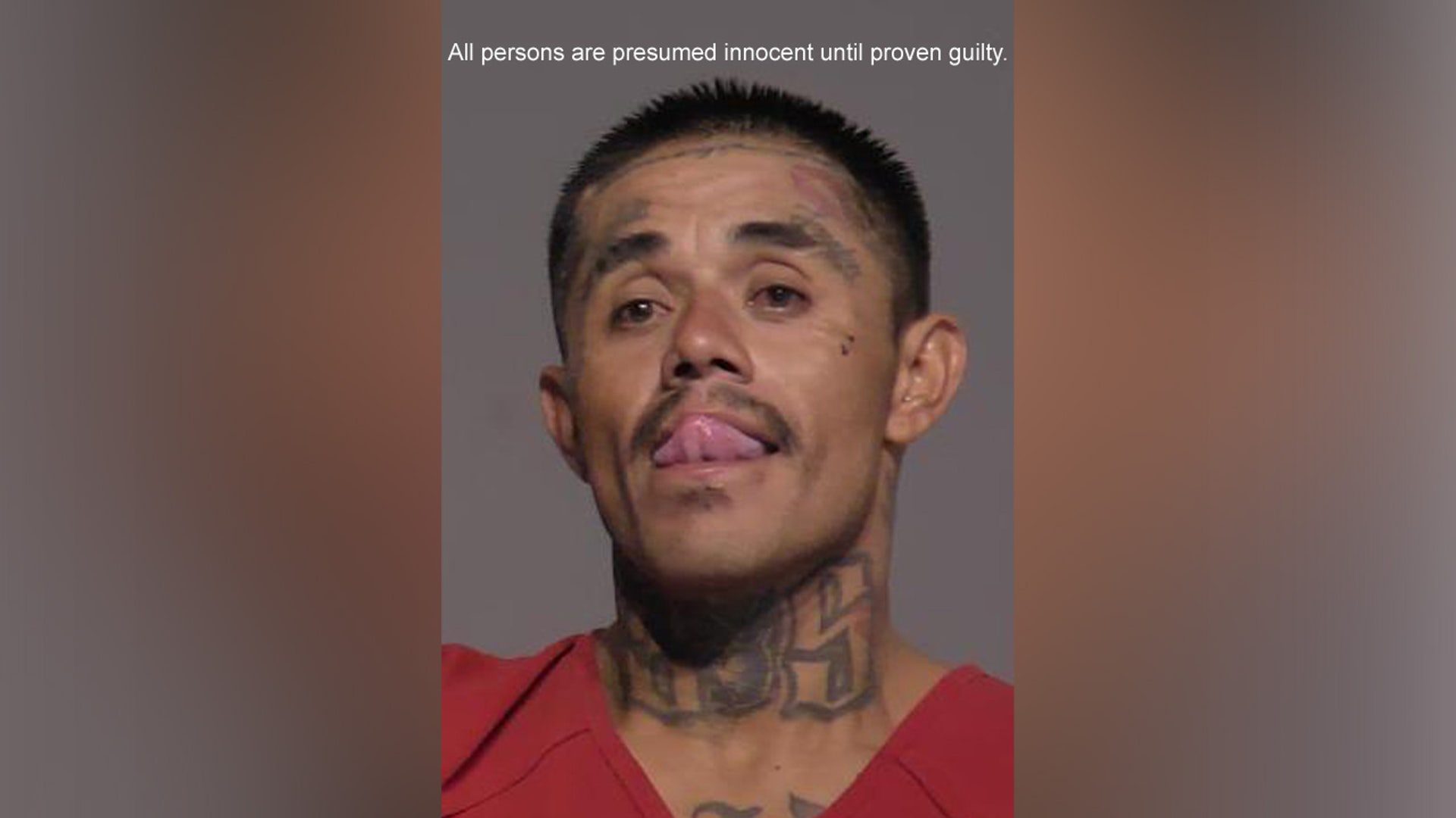 A mugshot of Luis Meza