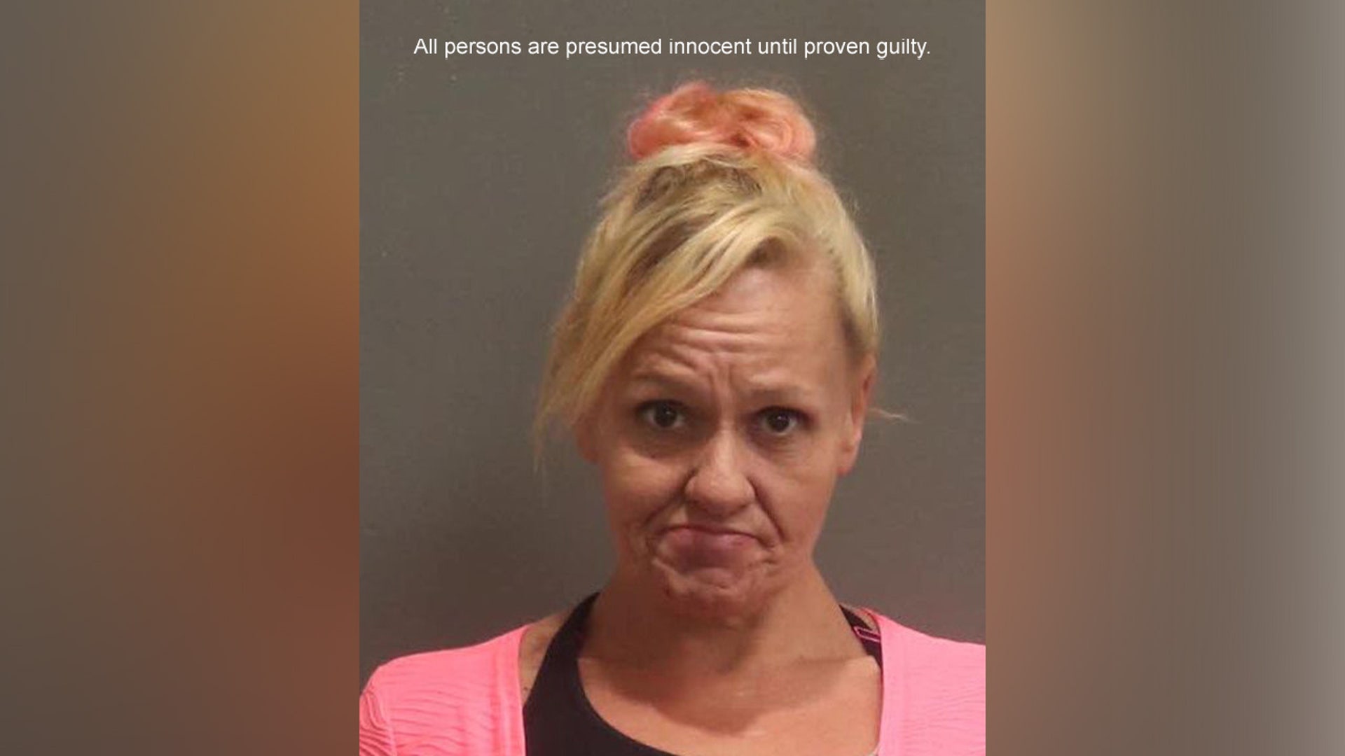 A mugshot of Amanda McDonald