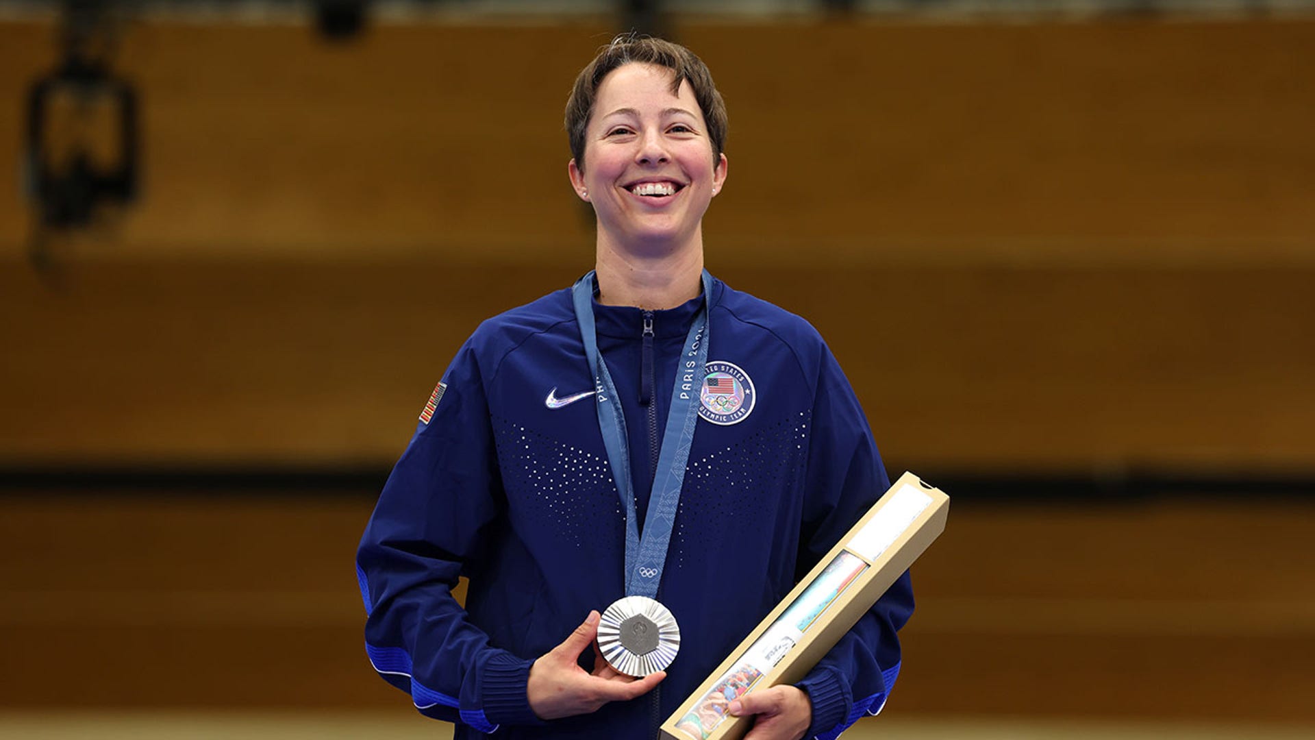 Sagen Maddalena poses