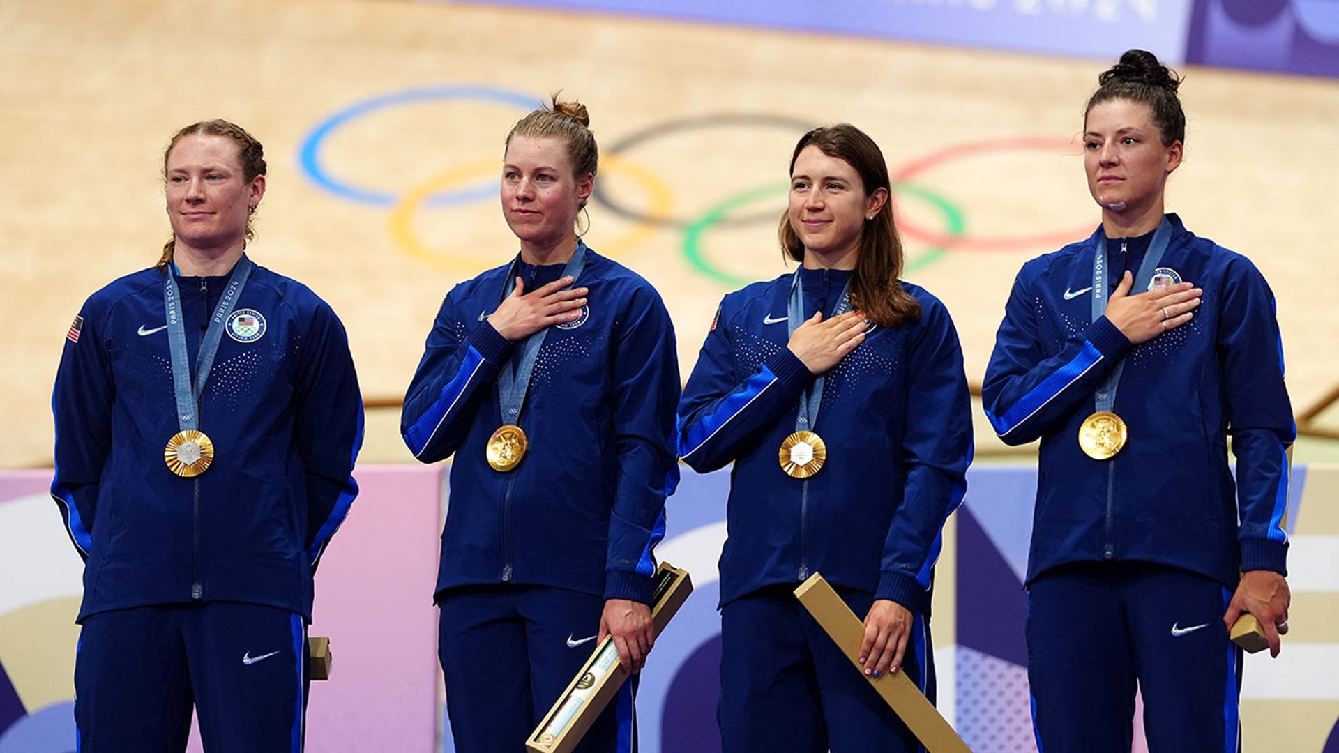 USA team pursuit wins gold