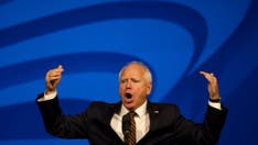 Walz defends his military record, praises JD Vance's, in 1st solo campaign stop