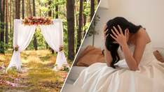 Bride walks herself down wedding aisle after mom runs late to ceremony: ‘Invitation said 2pm'