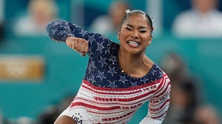 Chiles picks up bronze medal after score is changed following floor routine - Fox News