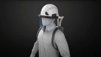 A helmet using a curtain of air could make face masks obsolete - Fox News