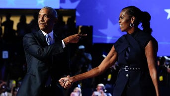 Former first couple mocks internet gossip as Michelle admits marriage 'hard times' - Fox News