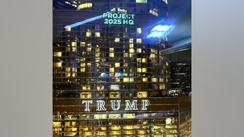 Democrats project images on Trump Tower in New York City ahead of VP debate