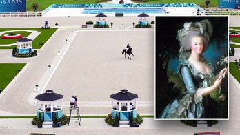 Olympians compete on stunning ancient grounds where Marie Antoinette lived, threw lavish parties