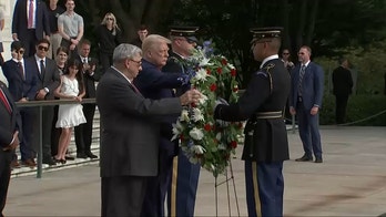 Trump Lays Wreaths at Arlington, Accuses Biden and Harris of Afghanistan Withdrawal Failures