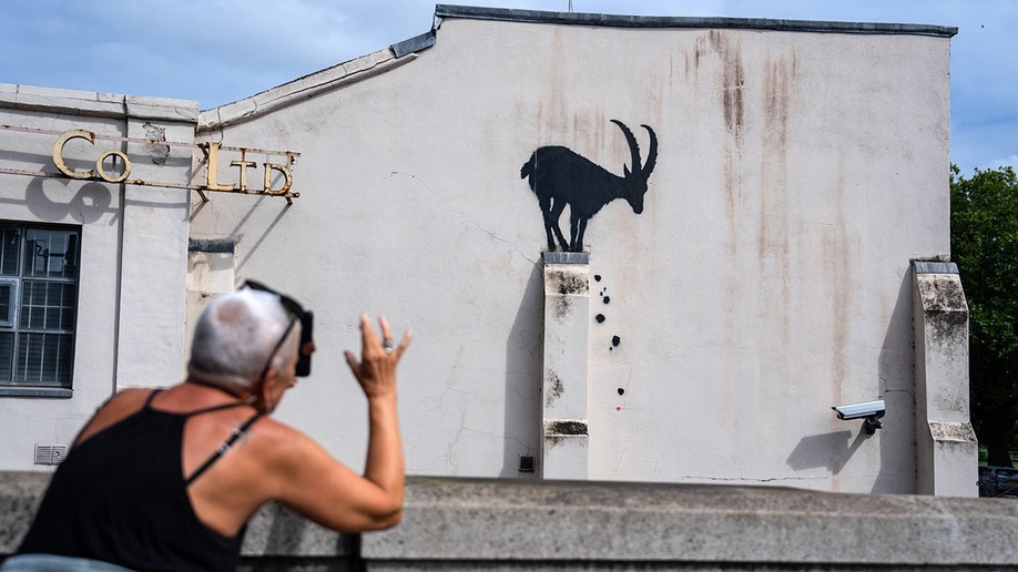 Banksy goat artwork