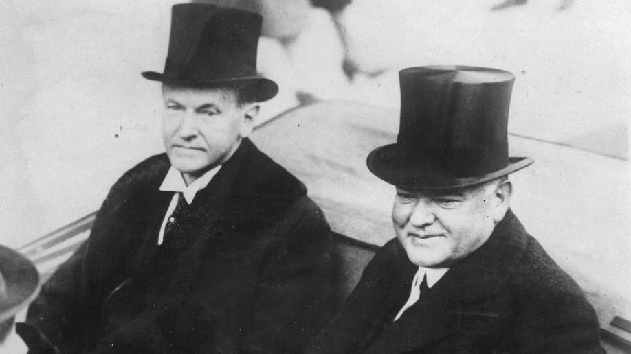 Calvin Coolidge and Herbert Hoover