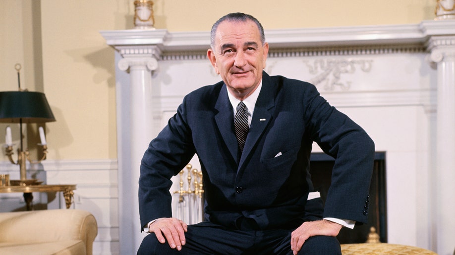 Lyndon B. Johnson in the Oval Office