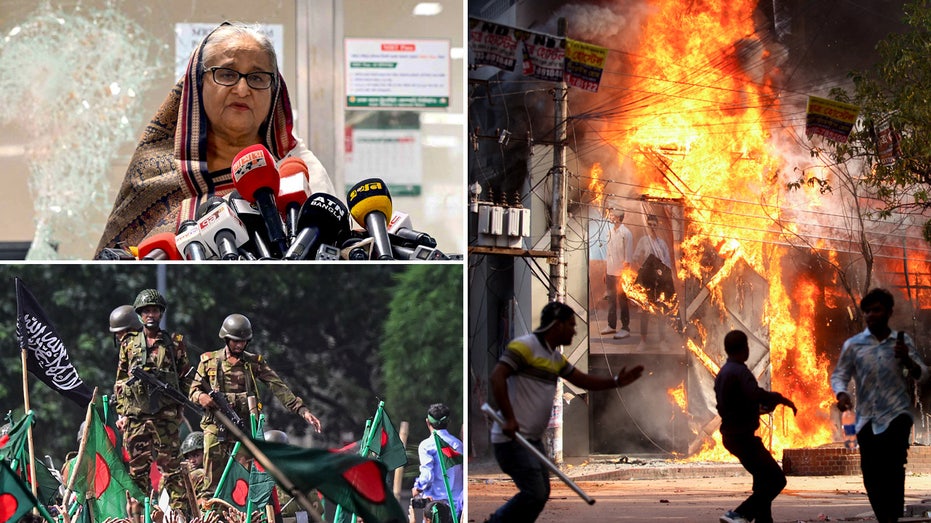 Bangladesh protests threaten safety of religious minorities as temples burned, homes ransacked