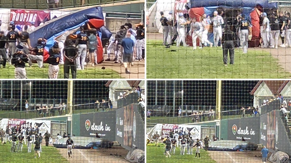 Young boy killed after bounce house goes airborne at Maryland baseball game