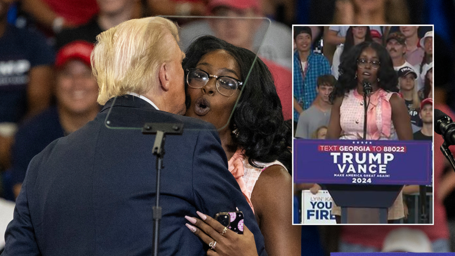 activist steals the show after being introduced by Trump at