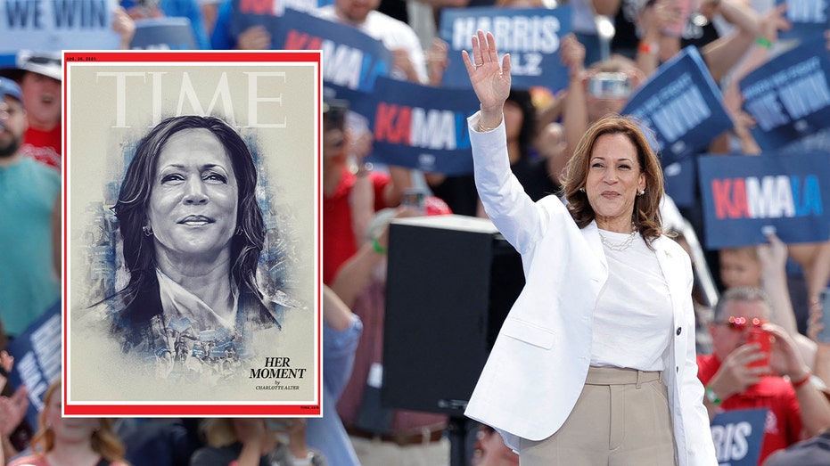 Kamala Harris on Time magazine cover