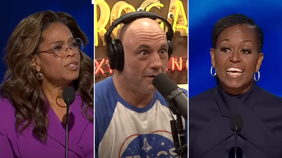 Joe Rogan calls out Oprah, Michelle Obama DNC speech hypocrisy on wealth: ‘Hey, lady, you’re rich as f—‘