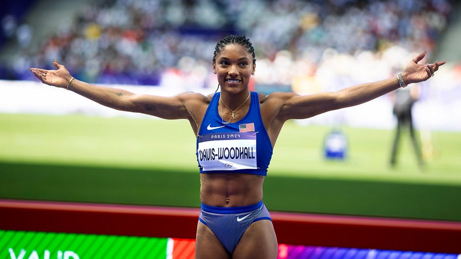 Tara Davis-Woodhall captures first Olympic gold of career in women's long jump