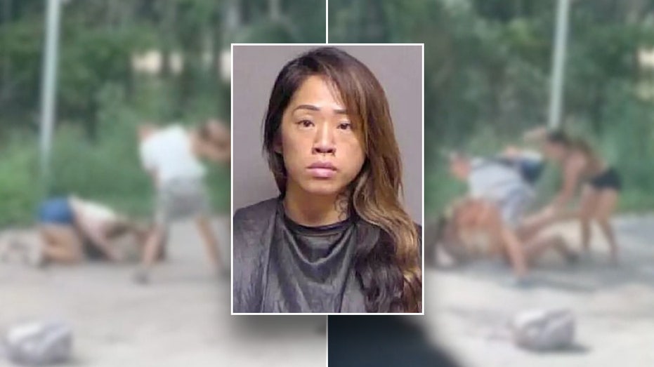 Florida high school mom arrested for allegedly joining daughter’s bus stop fistfight in video