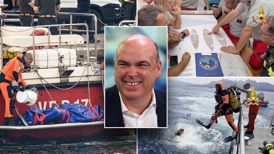 Body of Mike Lynch recovered from superyacht wreck as Italian divers search for final missing person