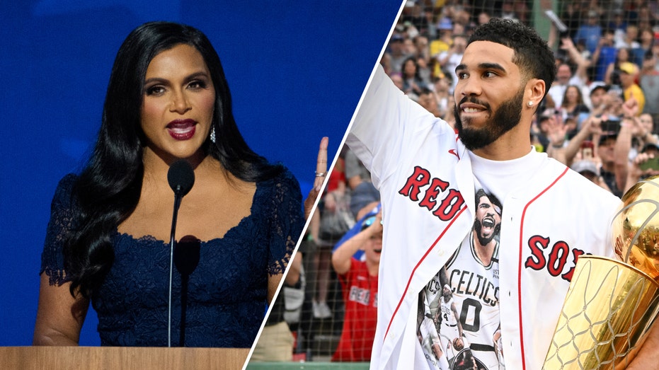 Mindy Kaling defends Boston fans at DNC, praises Red Sox and NBA champ Jayson Tatum