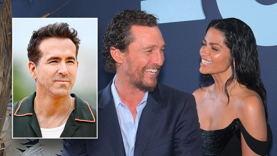 Matthew McConaughey’s wife thanks Ryan Reynolds for husband’s ‘hunky …