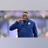 Grant Holloway poses