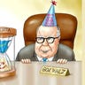 Tim Walz in political cartoon