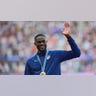 Rai Benjamin reacts