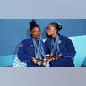 Simone Biles and Jordan Chiles