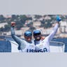 Ian Barrows and Hans Henken celebrate
