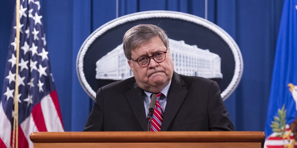 Former AG Barr 'dumbfounded' at DOJ's decision to release letter of Trump would-be assassin