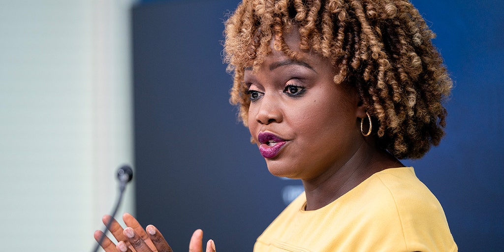 Karine Jean-Pierre insists it's 'not true' Biden spoke 'way less' to the press than Trump