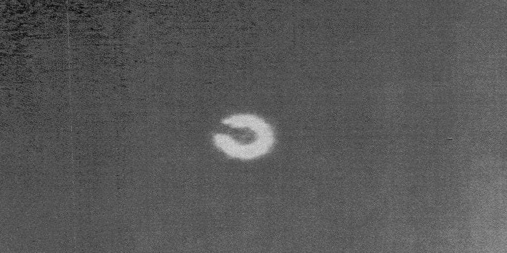 シューティングUFO Canada releases image of UFO downed by US fighter jet | Fox News