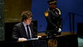 Argentina's President Javier Milei addresses the 79th United Nations General Assembly at U.N. headquarters in New York, U.S., September 24, 2024. - Fox News