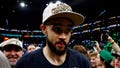 Boston Celtics guard Derrick White (9) walks off the court after beating the Dallas Mavericks in game five of the 2024 NBA Finals at TD Garden. - Fox News