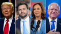 From left: former President Trump; Sen. JD Vance, R-Ohio; Vice President Kamala Harris; and Minnesota Gov. Tim Walz. - Fox News